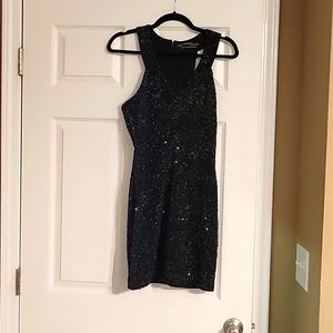 Little Black hand embellished dress